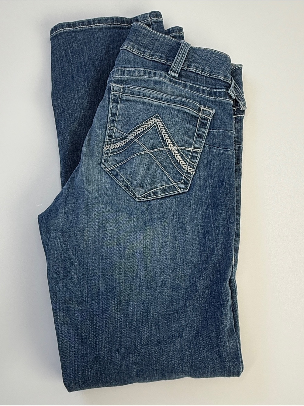 Ariat R.E.A.L. Western Bootcut Riding Jeans 30S Pocket Detail